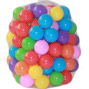 100 pcs/lot Eco-Friendly Colorful Ball Soft Plastic Ocean Ball Funny Baby Kid Swim Pit Toy Water Pool Ocean Wave Ball Dia 5.5cm