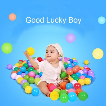 100 pcs/lot Eco-Friendly Colorful Ball Soft Plastic Ocean Ball Funny Baby Kid Swim Pit Toy Water Pool Ocean Wave Ball Dia 5.5cm