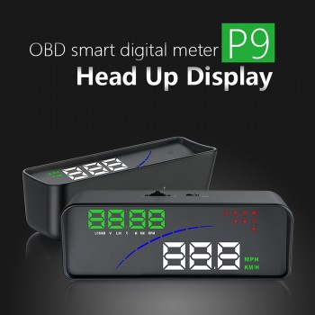 HD Display  Car Head Up Computer OBD2 and EUOBD port Speed voltage Alarm system HUD Car Head-Up Display for Automobile