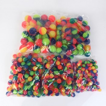 3Pcs/set Colorful Toy Ball Mixed Bouncy Ball Child Elastic Rubber Children Kids Outdoor Bath Bouncy Toys Cool