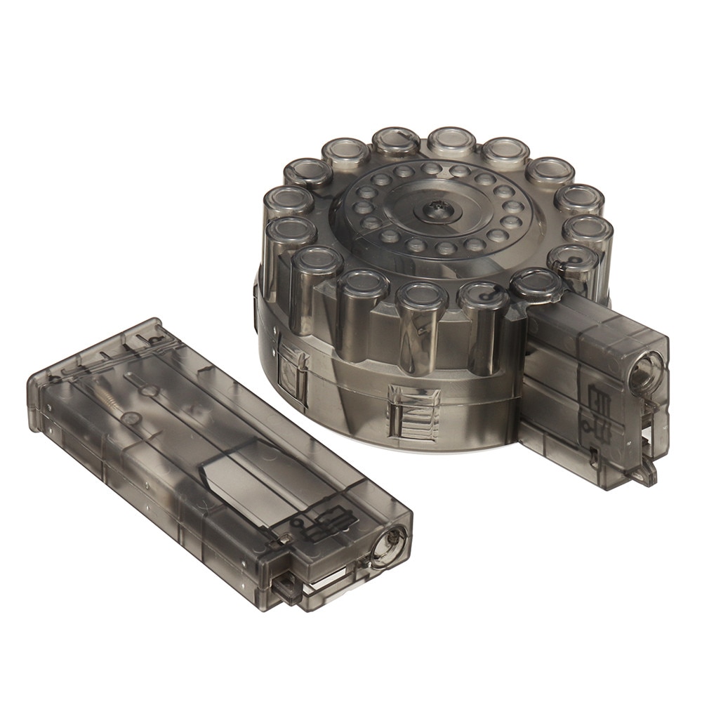 Drum Magazine for A68 SCAR Water Gel Beads Bullet Clip Blasting Toy Gu n Replacement Accessories Modified Drum Clip