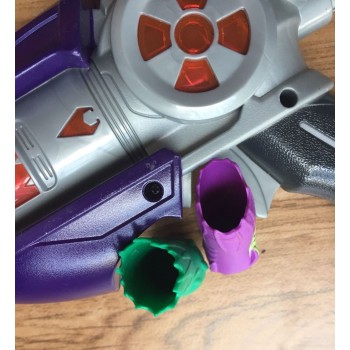 Hot Sale Cartoon Anime Slugterra Play Shot Gun Toy Give 2 Bullets 1 Slugterra Action Figure As Presents, Boy Toy Pistol Gun Gift
