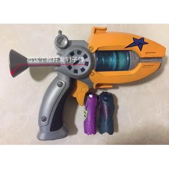 Hot Sale Cartoon Anime Slugterra Play Shot Gun Toy Give 2 Bullets 1 Slugterra Action Figure As Presents, Boy Toy Pistol Gun Gift