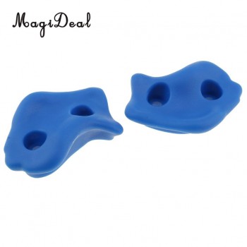 MagiDeal 10Pcs Rock Climbing Wall Stones Hand Feet Holds Grip Kits for Children Summer Outdoor Fun Climbing Play Toy- Small Size