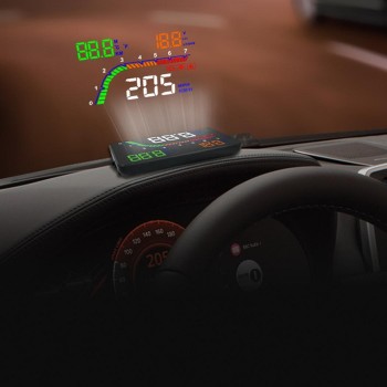 T100 4Inch Car Head Up Display OBD HUD Windshield Projector On-Board Computer hud Display Car Electronics obd2 Car Speedometer