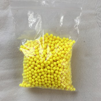 NFSTRIKE 2000Pcs Plastic 6mm Ball Shape Plastic BB Bullets For Toy Guns Pistol Pneumatic Weapon For Outdoor Shooting - Yellow