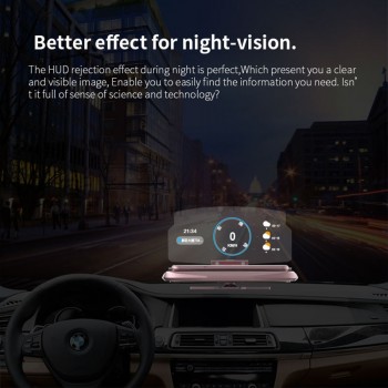 HUD Mobile Navigation Universal Car Phone Holder Windscreen Projector Head Up Display 6.5 Inch For iPhone/Samsung/xiaomi GPS HUD