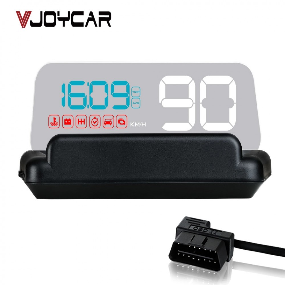Original VJOYCAR C500 OBD2 Hud T900 GPS Head Up Display Projector Digital Car Speed Projector On-Board Computer Fuel Mileage