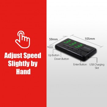 VJOYCAR C60 Universal Car HUD GPS Speedometer Head Up Display Windshield Digital Speed Projector Overspeed Alarm For All Vehicle