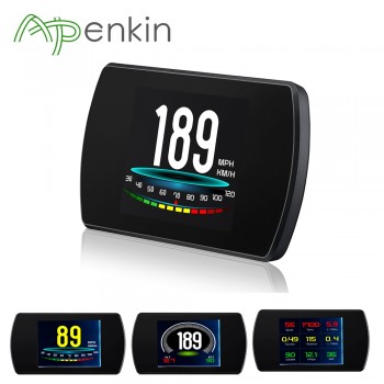 Car HUD 5.8 TFT OBDII Head Up Display Digital Car Speedometer On-Board Computer OBD2 Windshield Projector P12 P10 A100 A8 C500