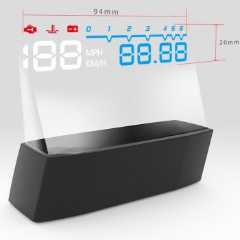 EANOP Esmart Car HUD Head up Display OBD2 II EOBD Auto Digital Car Speedometer Over Speed Warning Alarm headup