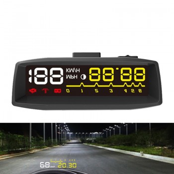EANOP Esmart Car HUD Head up Display OBD2 II EOBD Auto Digital Car Speedometer Over Speed Warning Alarm headup