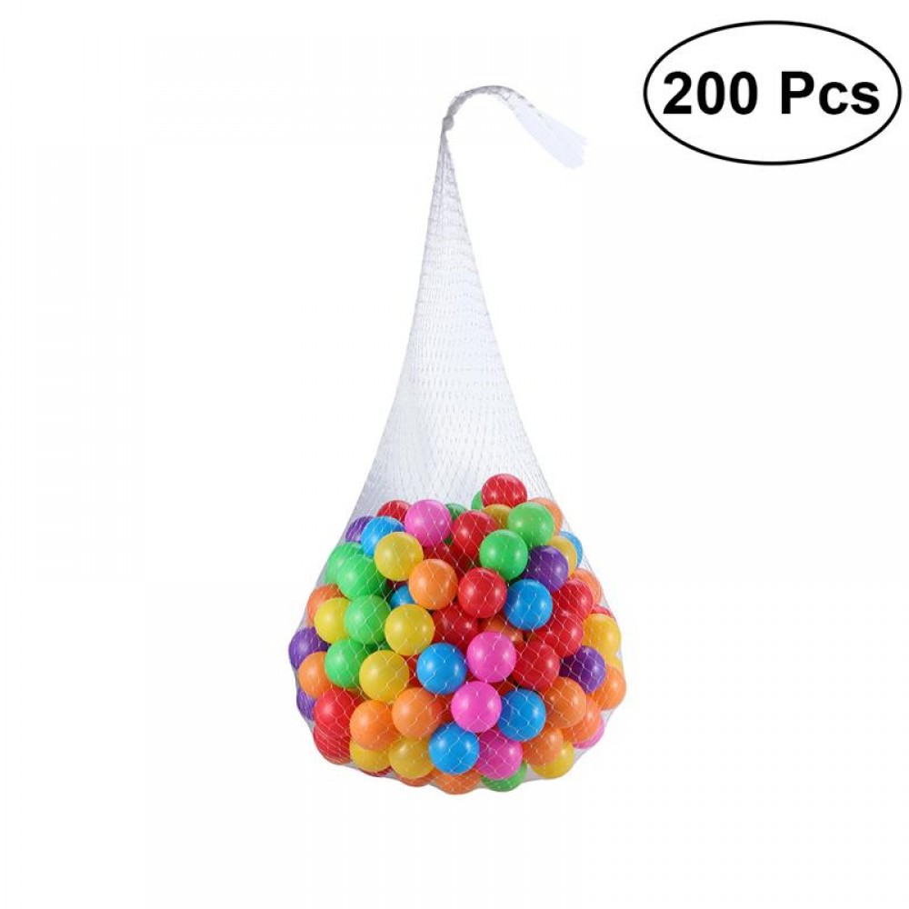 200pcs/lot Eco-Friendly Colorful Soft Plastic Water Pool Ocean Wave Ball Baby Funny Toys Stress Air Ball Outdoor Fun Sports