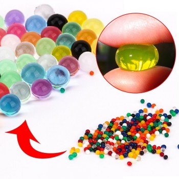 500Pcs/Bag Water Gun Bullet Toy Orbeez Soft Crystal Water Paintball Gun Bullet Grow Water Beads Balls Outdoor Orbita Gun Toy