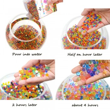 500Pcs/Bag Water Gun Bullet Toy Orbeez Soft Crystal Water Paintball Gun Bullet Grow Water Beads Balls Outdoor Orbita Gun Toy