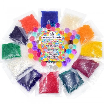 500Pcs/Bag Water Gun Bullet Toy Orbeez Soft Crystal Water Paintball Gun Bullet Grow Water Beads Balls Outdoor Orbita Gun Toy