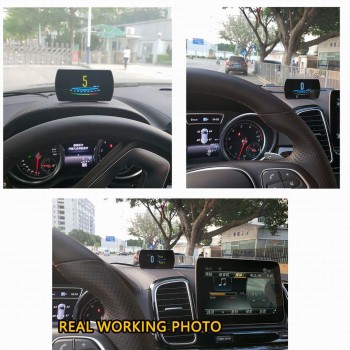 VJOYCAR P12 4.3 TFT OBD Hud GPS Head Up Display Digital Car Speed Projector On-board Computer OBD2 Speedometer Fault Code Clear