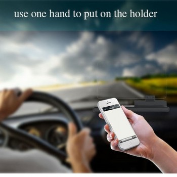 GEYIREN 6 inch Universal H6 Car HUD Head Up Display Projector Phone Navigation Smartphone Holder gps hud for any cars