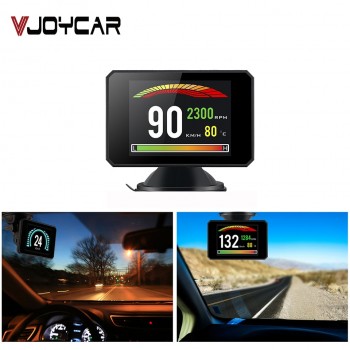 VJOYCAR P16 3.9 HD TFT Car Hud Head Up Display On-Board Computer OBD2 Speedometer Turbo Boost Pressure Alarm Diagnostic Tool