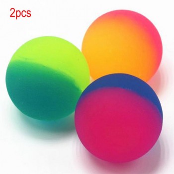 2018 New Arrive 2PCS Double Color Luminous Bouncing Ball Glow Intelligent Kids Outdoor Healthy Sports Toys