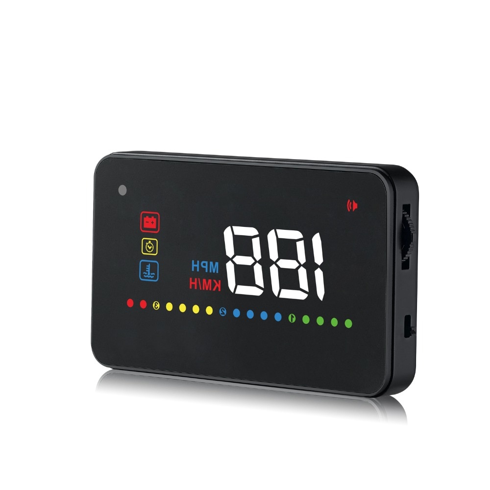 GEYIREN A200 hud car universal head up display speedometer obd2 temperature water Projection on the windshield for car hud 2018