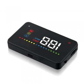 GEYIREN A200 hud car universal head up display speedometer obd2 temperature water Projection on the windshield for car hud 2018