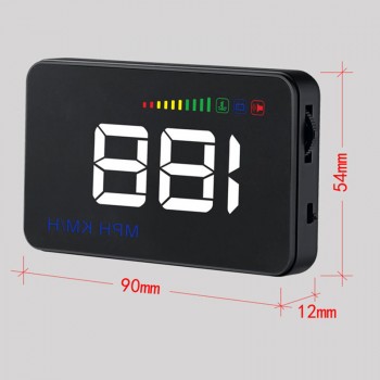 GEYIREN 2018 A500 HUD Car Overspeed Alarm Water Temperature Alarm OBDII or EU OBD interface Reflective Film Car-styling