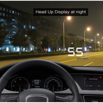 GEYIREN 2018 A500 HUD Car Overspeed Alarm Water Temperature Alarm OBDII or EU OBD interface Reflective Film Car-styling