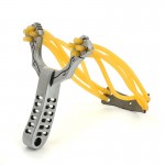 Alloy slingshot, outdoor hunting fishing shooting a slingshot. Outdoor shooting toys, childrens classic toys.