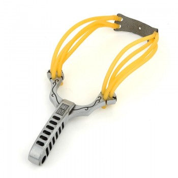 Alloy slingshot, outdoor hunting fishing shooting a slingshot. Outdoor shooting toys, childrens classic toys.
