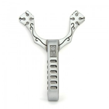 Alloy slingshot, outdoor hunting fishing shooting a slingshot. Outdoor shooting toys, childrens classic toys.