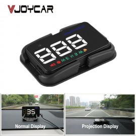 VJOYCAR Universal Car HUD GPS Speedometer Speedo Head Up Display Digital Over Speed Alert Windshield Projetor Auto Navigation