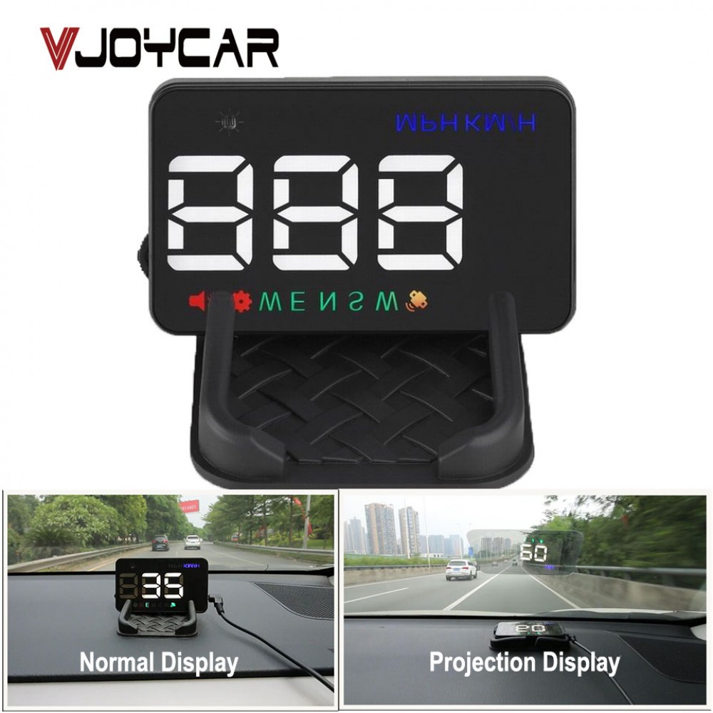 VJOYCAR A5 China Best GPS Hud Head Up Display Car GPS Speedometer Projector Windshield Odometer Compass Over Speed Alarm Adaptor