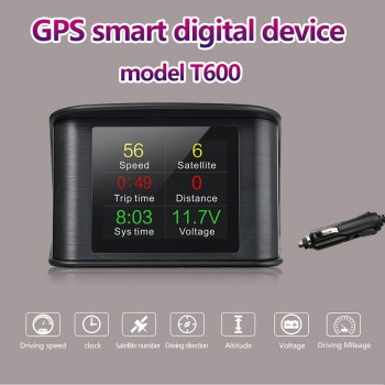 VJOYCAR Automobile Trip On-board Computer Car Digital GPS OBD2 OBD Driving Computer Display Speedometer Temperature Gauge Hud