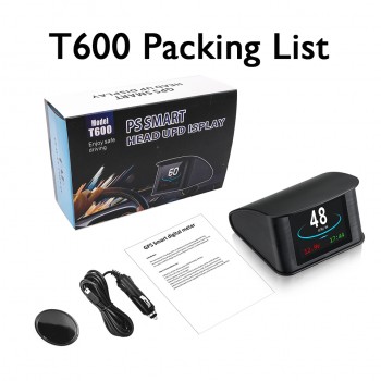 VJOYCAR Automobile Trip On-board Computer Car Digital GPS OBD2 OBD Driving Computer Display Speedometer Temperature Gauge Hud