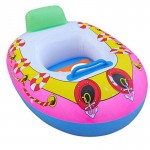 PVC Inflatable Kids Childrens Baby Seat Swimming Swim Ring Pool Aid Trainer Beach Float Boat 65*45cm