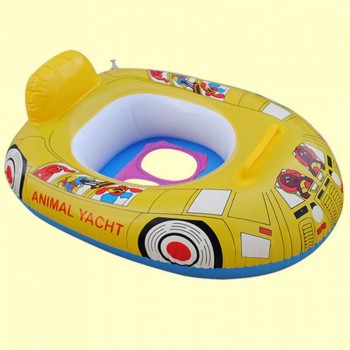 PVC Inflatable Kids Childrens Baby Seat Swimming Swim Ring Pool Aid Trainer Beach Float Boat 65*45cm