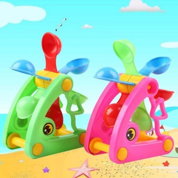 Funny Windmill Waterwheel Summer Toys Play Sand Water Toys Swimming Pool Bathing Beach Sand Digging Tools Kids Toys QTM8736A