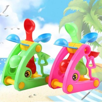 Funny Windmill Waterwheel Summer Toys Play Sand Water Toys Swimming Pool Bathing Beach Sand Digging Tools Kids Toys QTM8736A