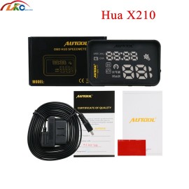 AUTOOL X210 Auto Projector OBD II Vehicle Speeding Warning MPH/KM/h with Anti-slip Pad Car Head-Up Display