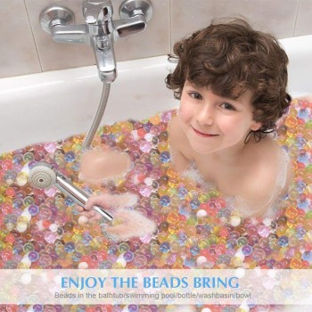 10000pcs/bag Crystal Soil Hydrogel Gel Polymer Water Beads Flower/Wedding/Decoration Maison Growing Water Orbeez Ball Home Decor