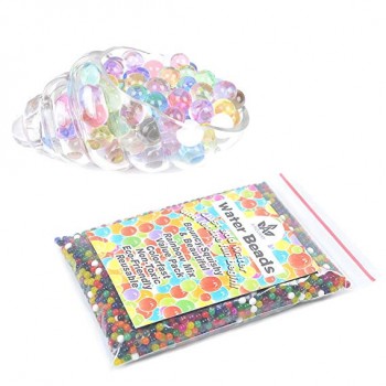 10000pcs/bag Crystal Soil Hydrogel Gel Polymer Water Beads Flower/Wedding/Decoration Maison Growing Water Orbeez Ball Home Decor