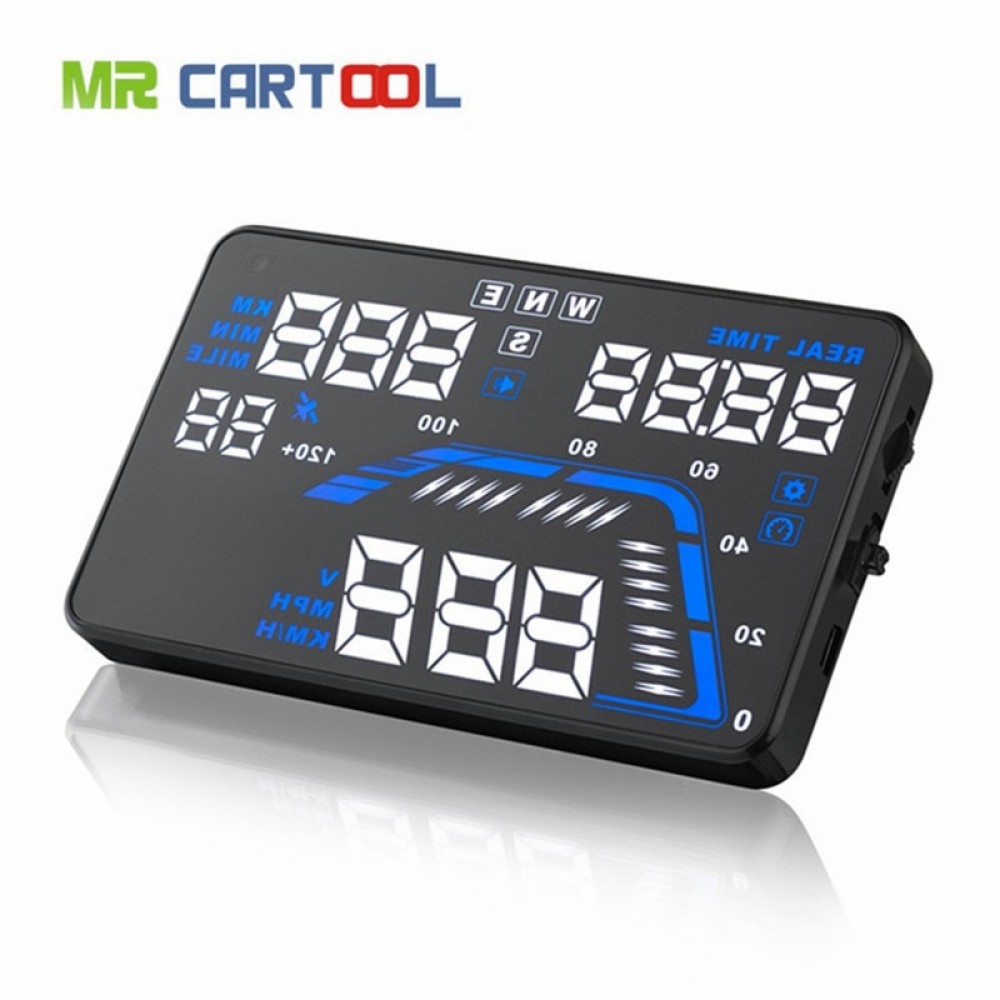 Auto Hud Head Up Display Q7 Car GPS Speedometers Digital Overspeed Speed Alarm Windshield Projector Universal Diagnostic Tool