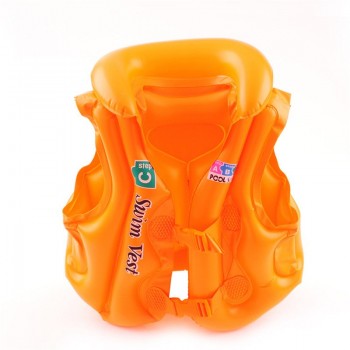 New Children Inflatable Swim Vest  Baby Kid Life Jacket Summer Beach Tourism Swimming Aid Water Sports