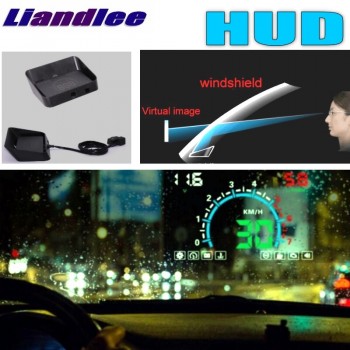 Liandlee HUD For Volkswagen VW Amarok Arteon Atlas Teramont Ameo Digital Speedometer OBD2 Head Up Display Big Monitor Racing HUD