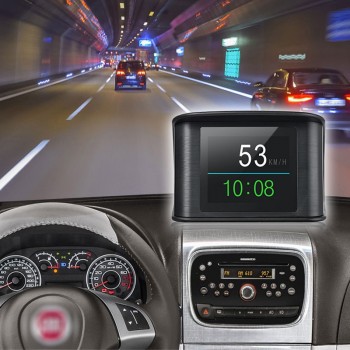 Head up Display GPS OBD HUD Car Computer Speedometer Voltage Fuel Consumption Temperature Gauge Safety Alarm Monitoring System