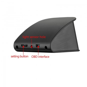 Head up Display GPS OBD HUD Car Computer Speedometer Voltage Fuel Consumption Temperature Gauge Safety Alarm Monitoring System