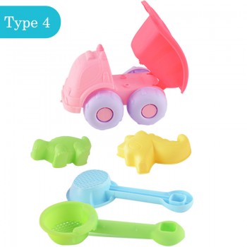 1Set Sand Water Beach Play Toys Set Kids Children Seaside Bucket Shovel Rake Kit Building Sea Horse Molds Funny Tools