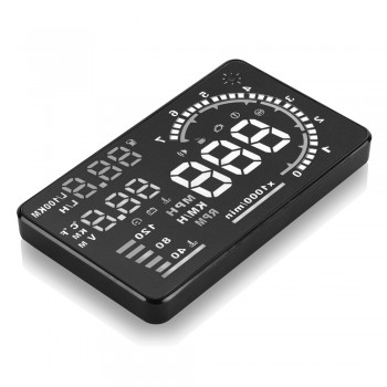 Car HUD Head Up Display A8 5.5 OBD II Car Windshied Reflective Screen Speed Display Multi-function Vehicle-Mounted