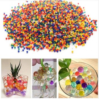 3000pcs colored soft crystal water paintball gun bullet growing crystal water balls soil water beads water gun toys 15 packet